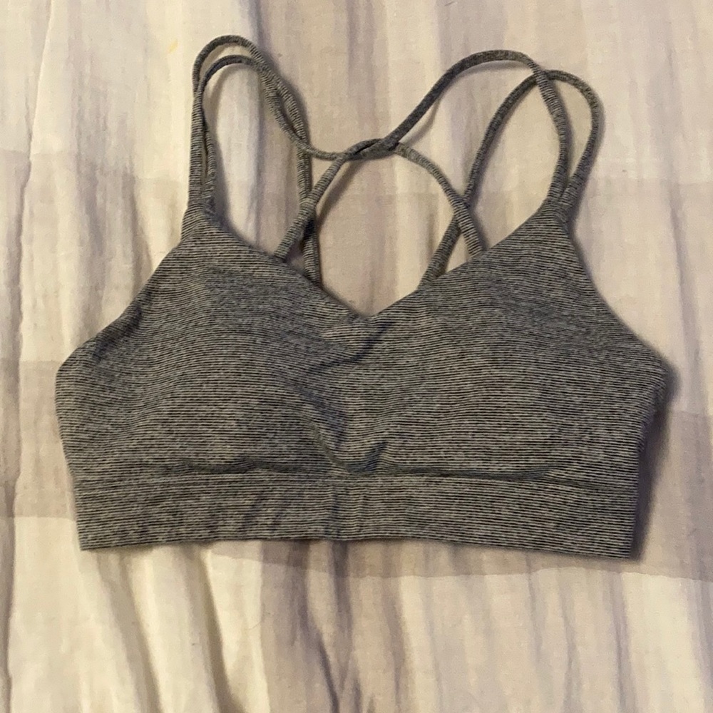 Old navy sports bra. Cotton, strapped back, low support, lounge bra comfortable.